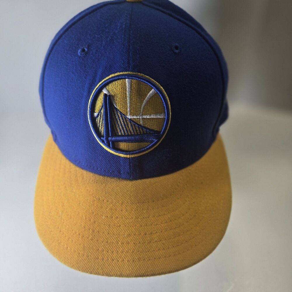 Men's New Era NBA Golden State Warriors 9FIFTY Snapback Cap  Blue /Yellow *EUC
